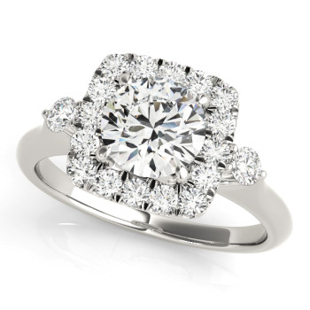 ENGAGEMENT RINGS HALO ROUND