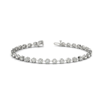 Bracelet In Line Prong Set