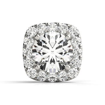ROUND CENTER; CUSHION HALO
