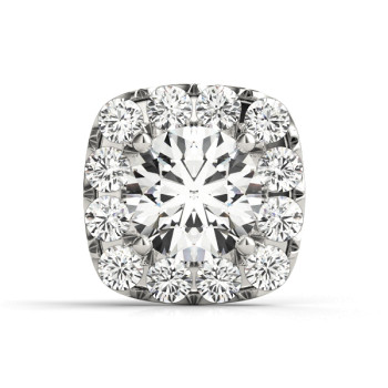 ROUND CENTER; CUSHION HALO
