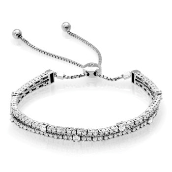 14KW DIAMOND ADJUSTABLE BRACELET