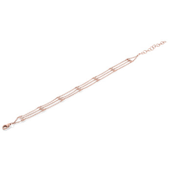 14KT ROSE DIA BRACELET