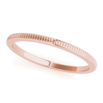 14KT P STACKABLE RING