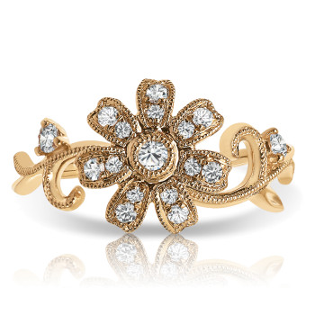 14KT DIAMOND RING