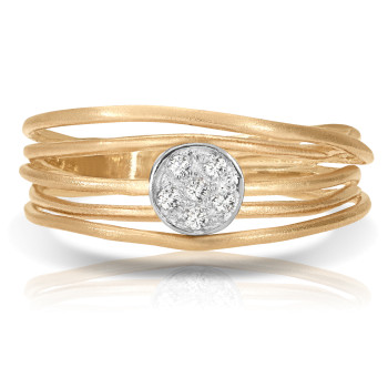 14K CLUSTER RING