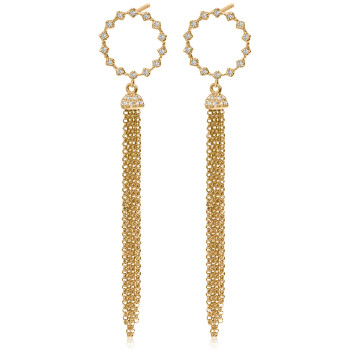 14KY DIA EARRING