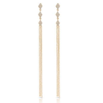14KY DIA EARRING