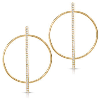 14KY DIA EARRING