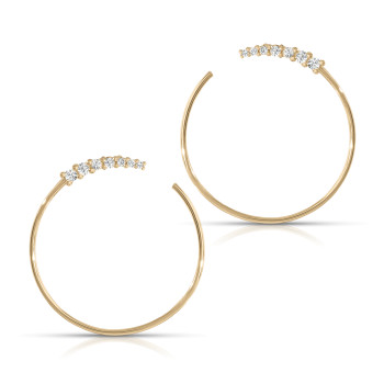 14KT DIA EARRING