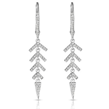 14KW DIA EARRINGS