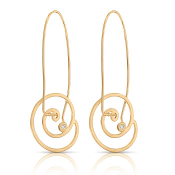 14KT YELLOW EARRINGS