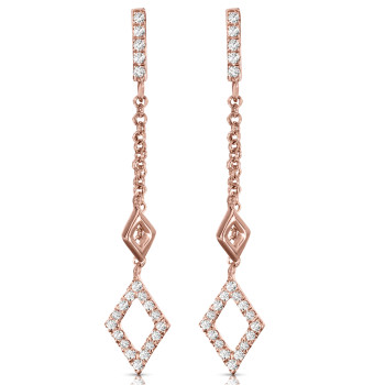 14KT DIAMOND EARRINGS