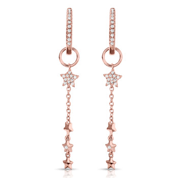 14KT DIAMOND EARRINGS