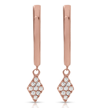 14KT DIAMOND EARRINGS