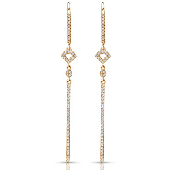 14K DIA EARRINGS