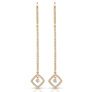 14K DIA EARRINGS
