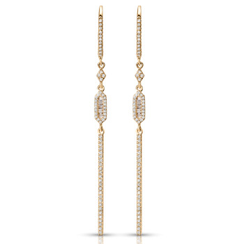 14K DIA EARRINGS