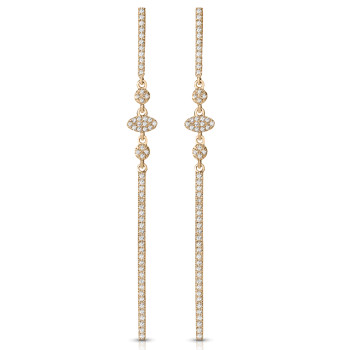 14K DIA EARRINGS