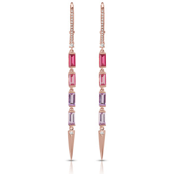 14K DIA EARRING