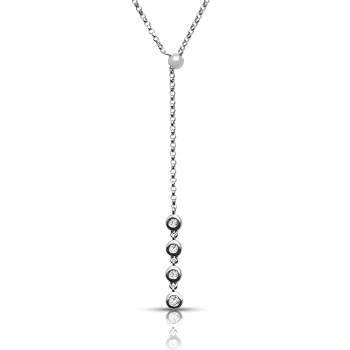 14KW DIA NECKLACE