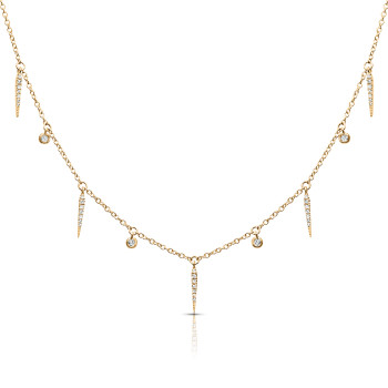 14KT DIAMOND NECKLACE